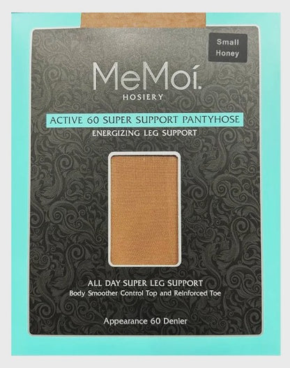 Memoi Active 60 Super Support Cotton On Top Pantyhose 60 Denier - MCT-368