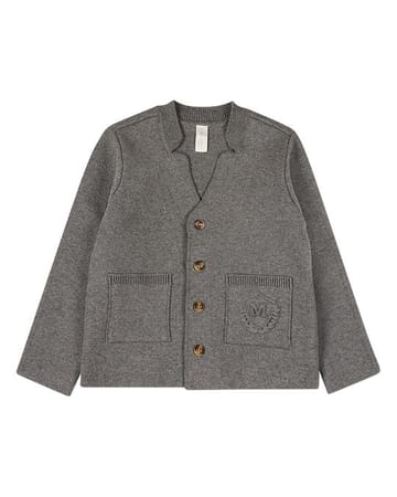 MiniMoi Knit Cardigan With Raised Pocket Crest - IXI10543
