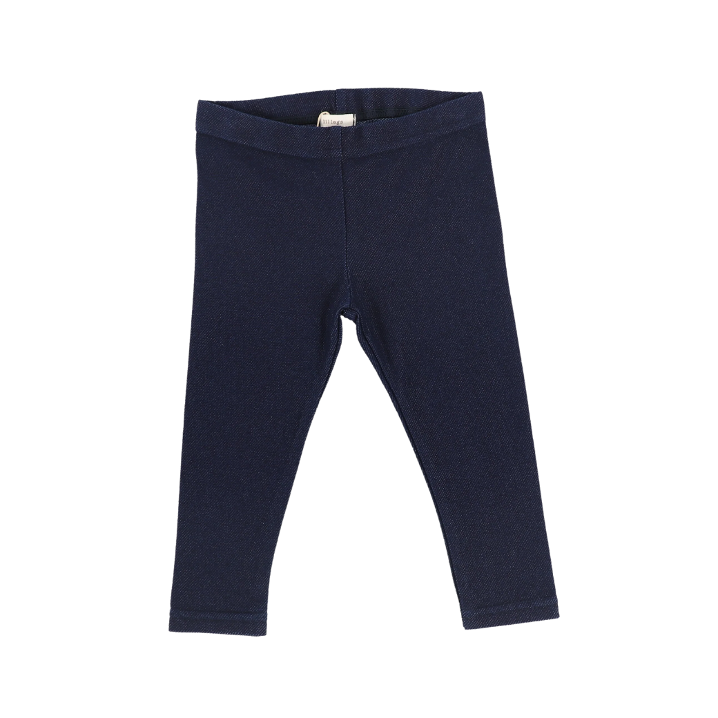 Lil Legs Leggings Dark Denim - L