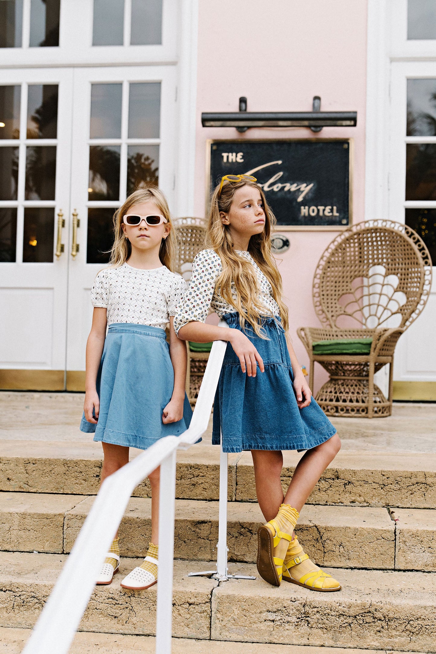 Lil Legs Denim Gathered Skirt - DGSK-SS26