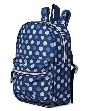 Memoi Polka Dot Print 13 Single Pocket Mini Backpack - MAC-058
