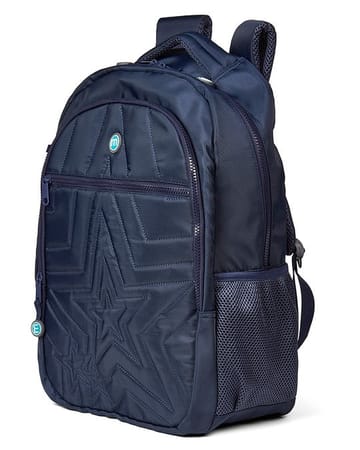 Memoi Quilted Star 17 Double Pocket Backpack - MAC-068
