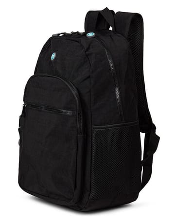 Memoi Crinkled Nylon 17 Double Pocket Backpack - MAC-069