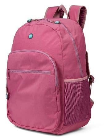 Memoi Crinkled Nylon 17 Double Pocket Backpack - MAC-069