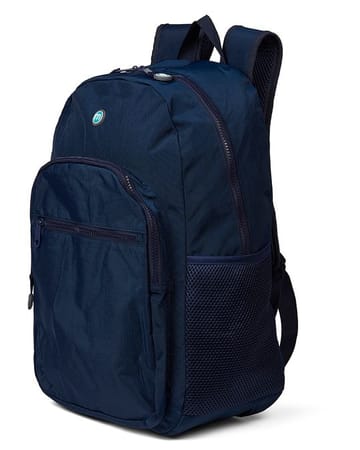 Memoi Crinkled Nylon 17 Double Pocket Backpack - MAC-069