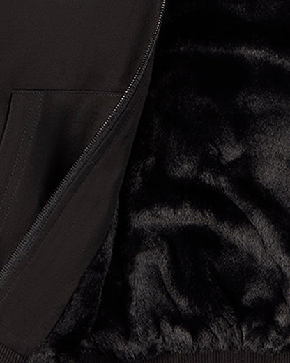 Memoi Adults Faux Fur Zip Up Jacket - MMJ-006