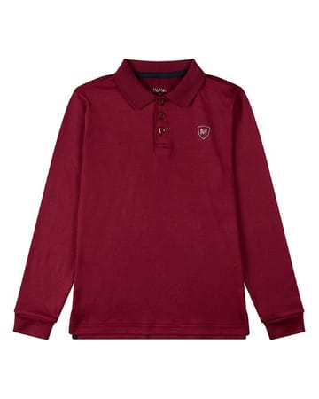 Memoi Boys Long Sleeve Polo Shirt - Mbp-001