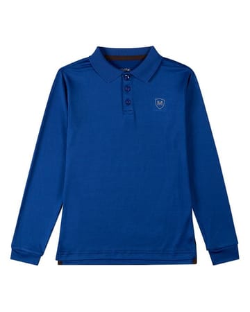 Memoi Boys Long Sleeve Polo Shirt - Mbp-001