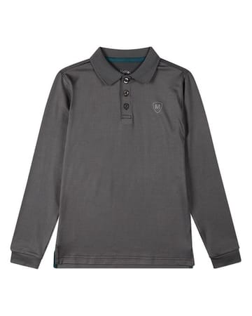 Memoi Boys Long Sleeve Polo Shirt - Mbp-001