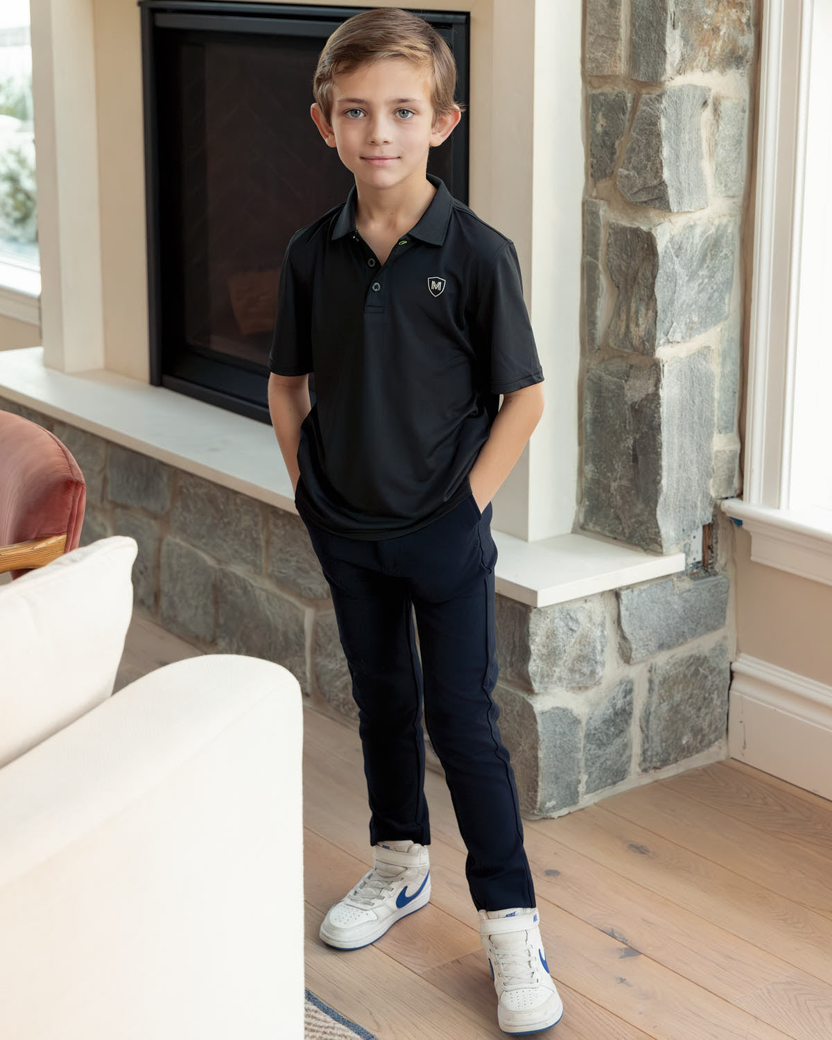 Memoi Boys Short Sleeve Polo - MBP-002