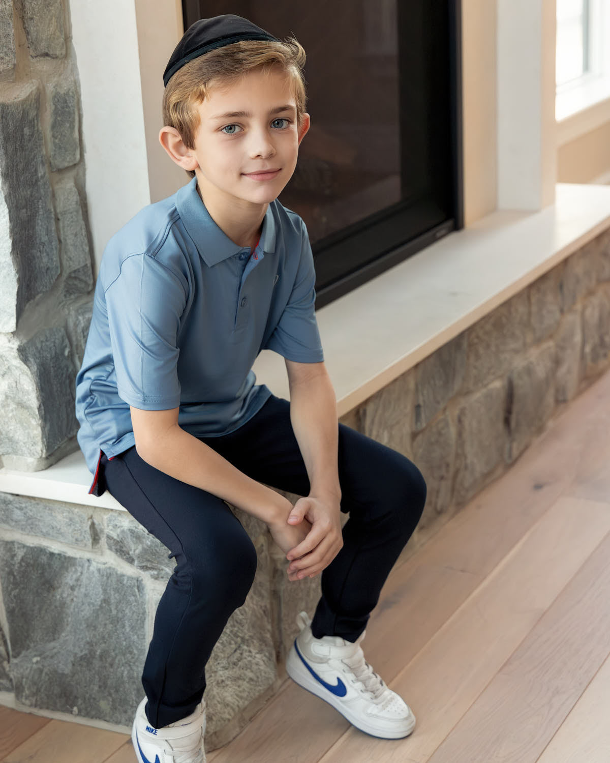 Memoi Boys Short Sleeve Polo - MBP-002