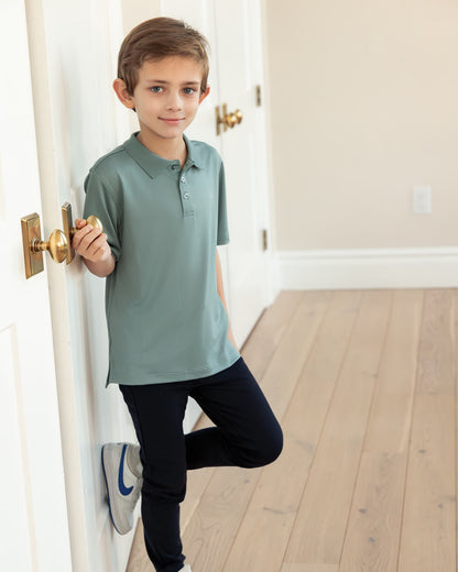 Memoi Boys Short Sleeve Polo - MBP-002