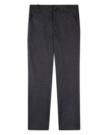 Memoi Boys Houndstooth Printed Two Pocket Dress Pant - MBP-501
