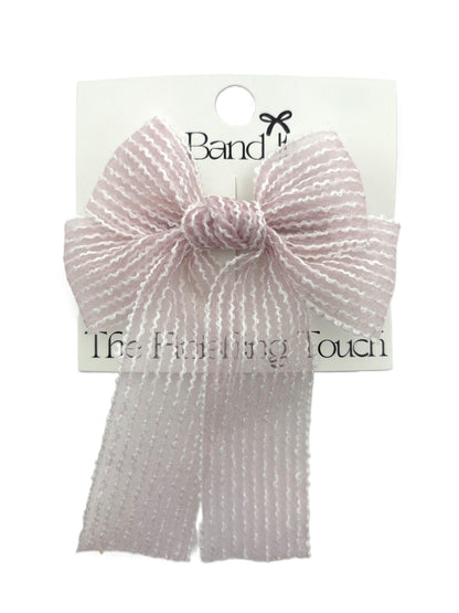 Hp Hair Accessories Mesh Fabric Med Bow - MD26S-002MB
