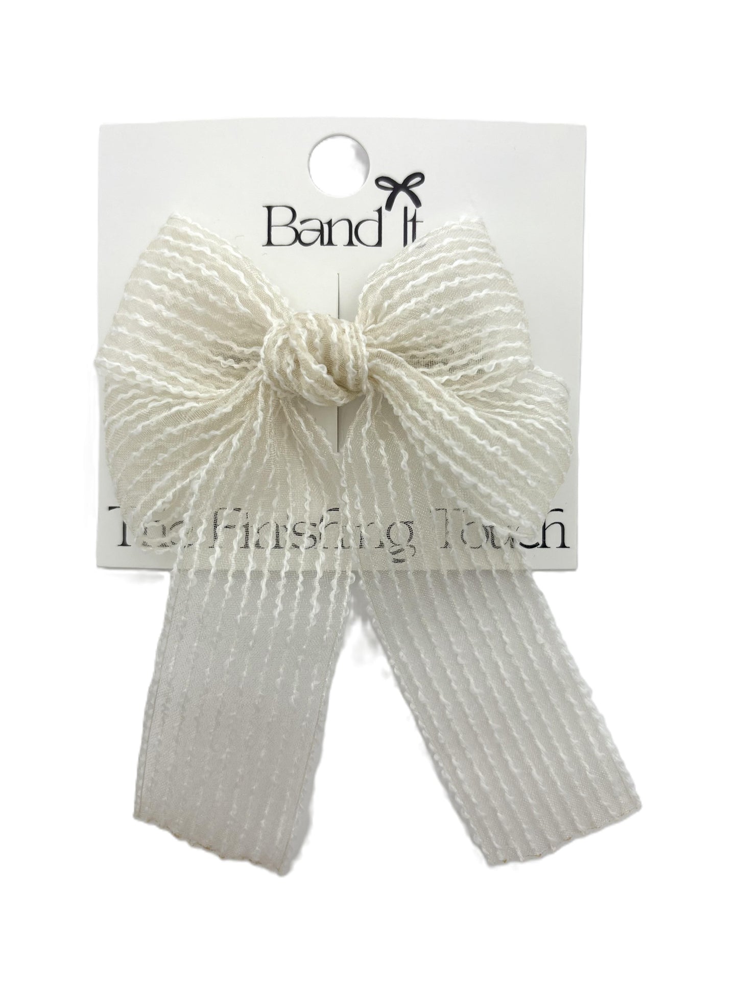 Hp Hair Accessories Mesh Fabric Med Bow - MD26S-002MB