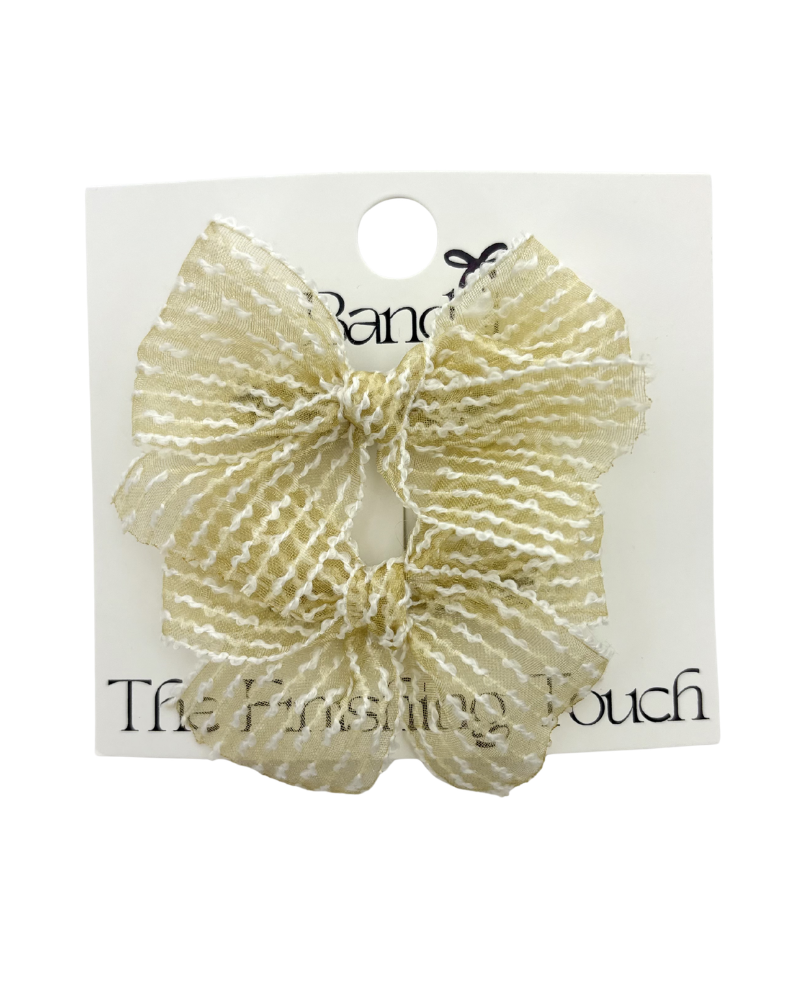 Hp Hair Accessories Mesh Fabric Mini Bows - MD26S-002SB