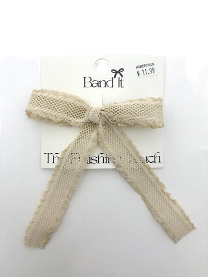 Hp Hair Accessories Diamond Lace Med Bow - MD26S-009MB