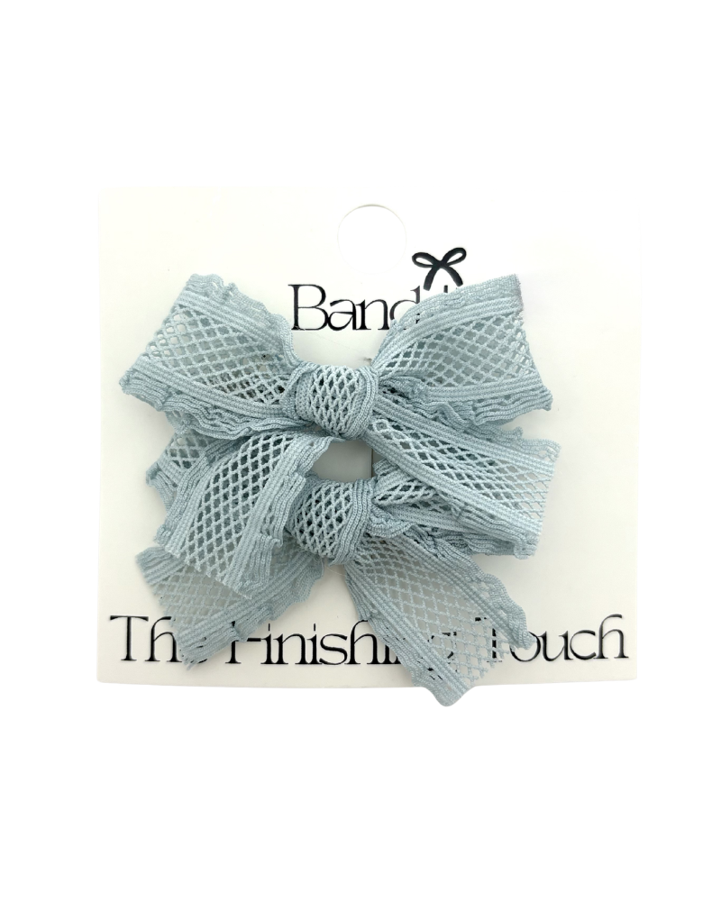 Hp Hair Accessories Diamond Lace Mini Bows - MD26S-009SB