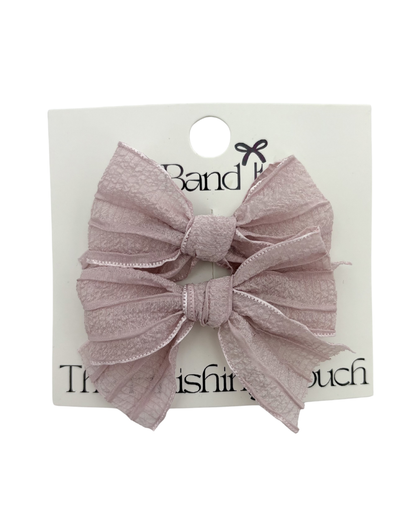 Hp Hair Accessories Crepe Fabric Mini Bows - MD26S-019SB