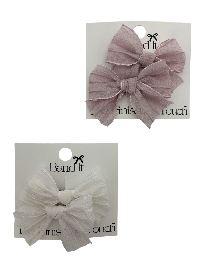 Hp Hair Accessories Crepe Fabric Mini Bows - MD26S-019SB