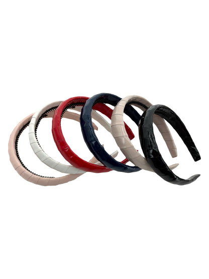 Hp Hair Accessories Patent Leather Wrap Headband - MD26S-029HB