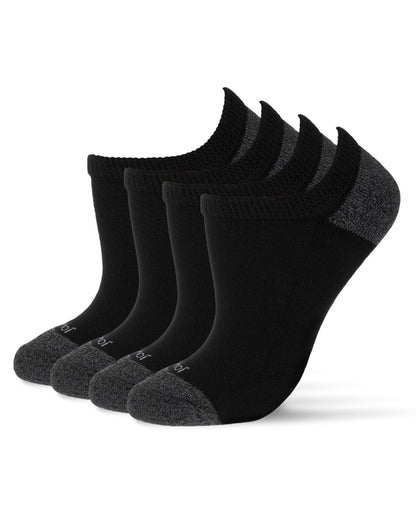 Wellfit 2 Pair Unisex Diabetic Half Cushion No Show Sneaker Liners - Mdb-3000