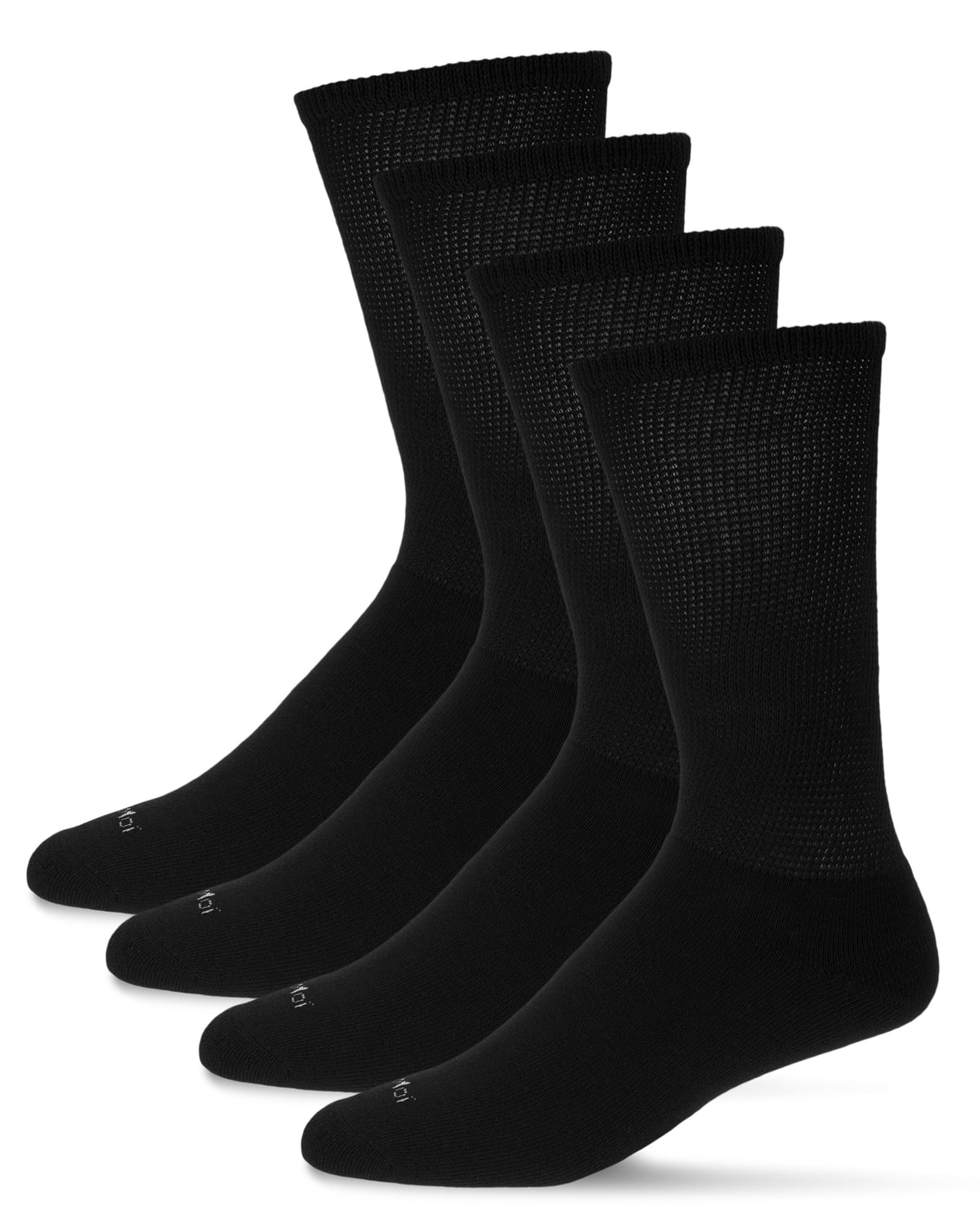 2 Pair Unisex Diabetic Full Cushion Crew Socks