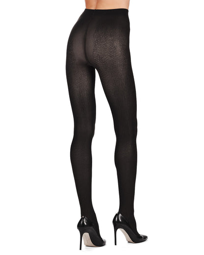 Memoi Upscale Snake Skin Opaque Tights - Mf2-185
