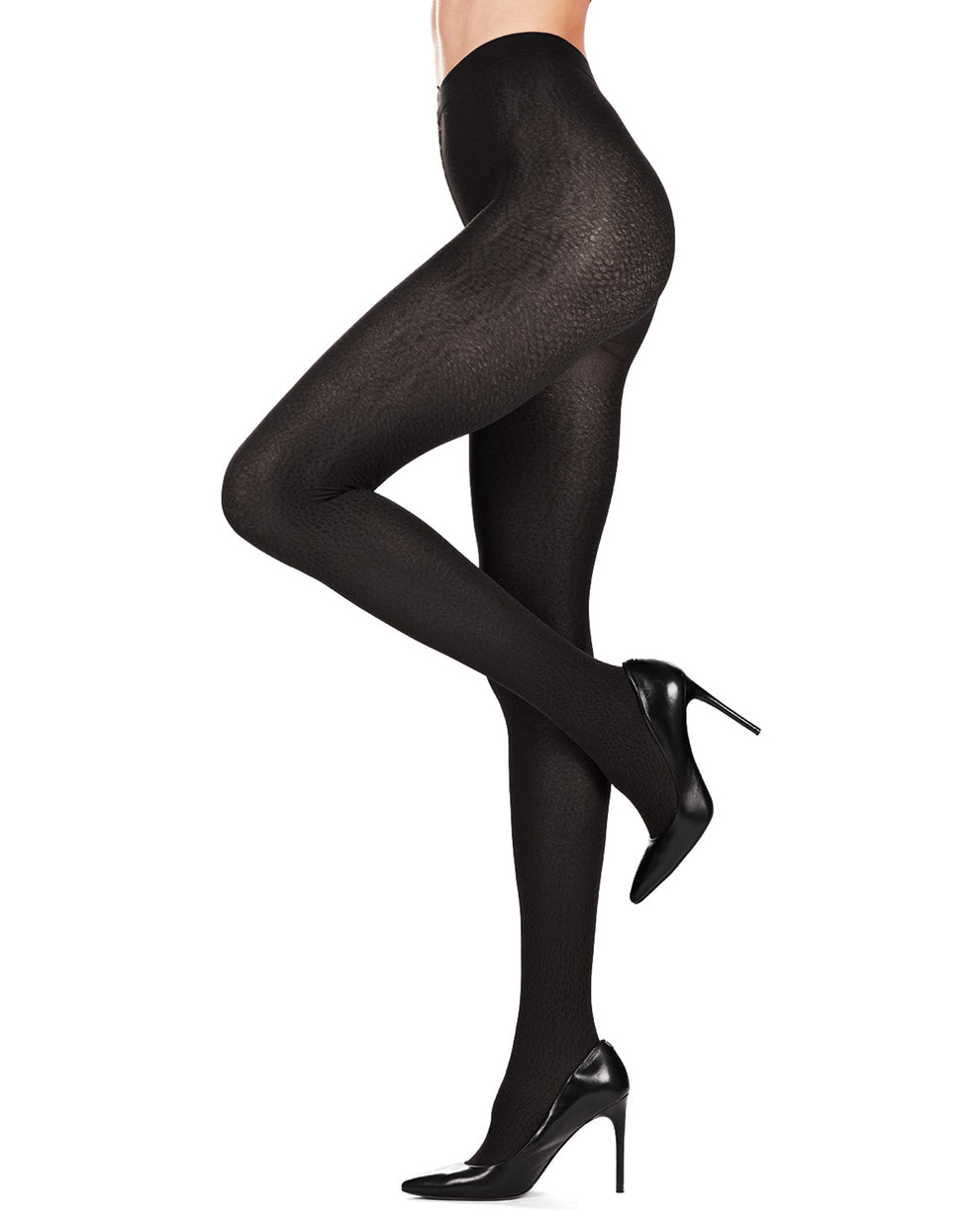 Memoi Upscale Snake Skin Opaque Tights - Mf2-185