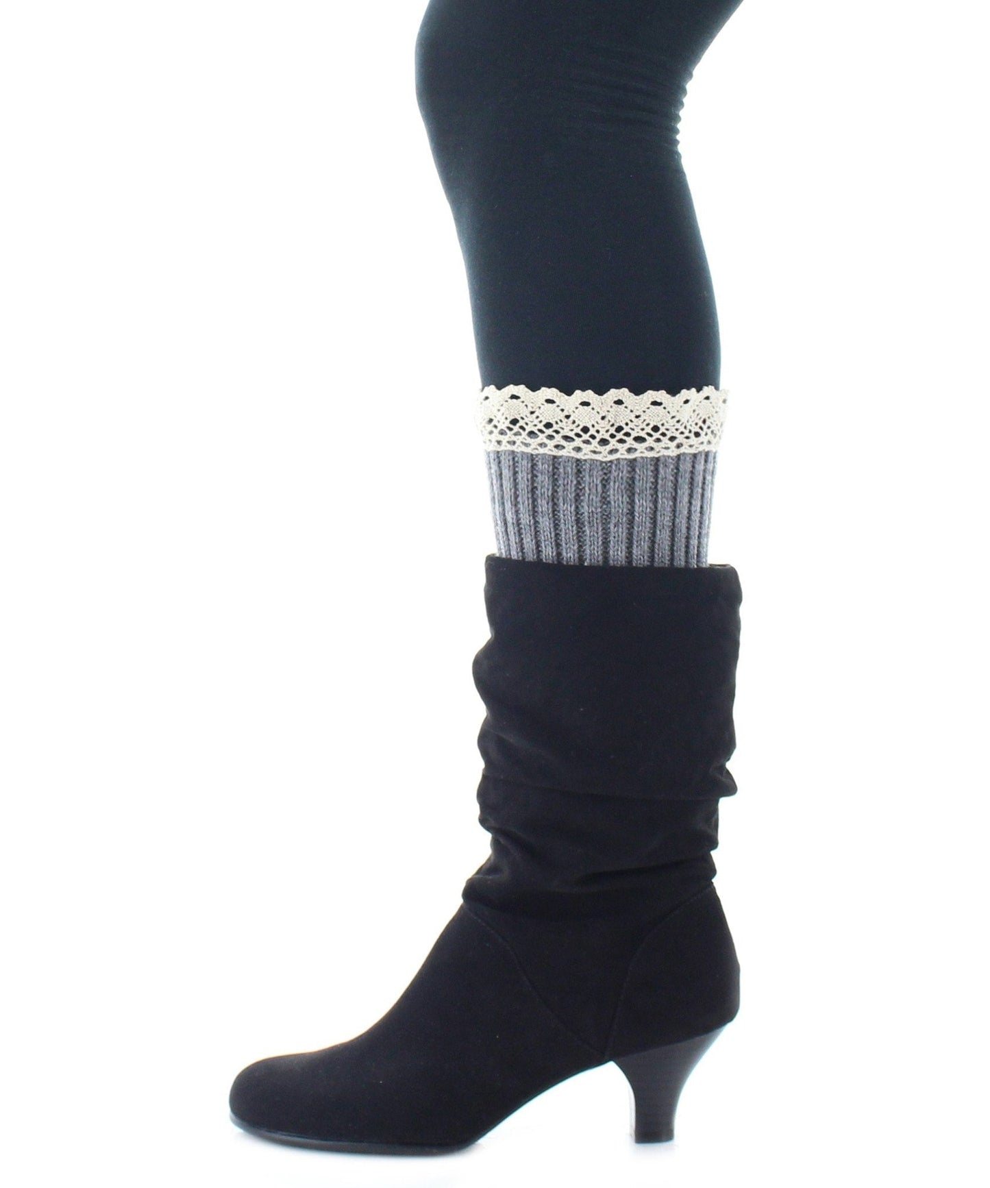 Storiadatta Crochet Trim Boot Toppers