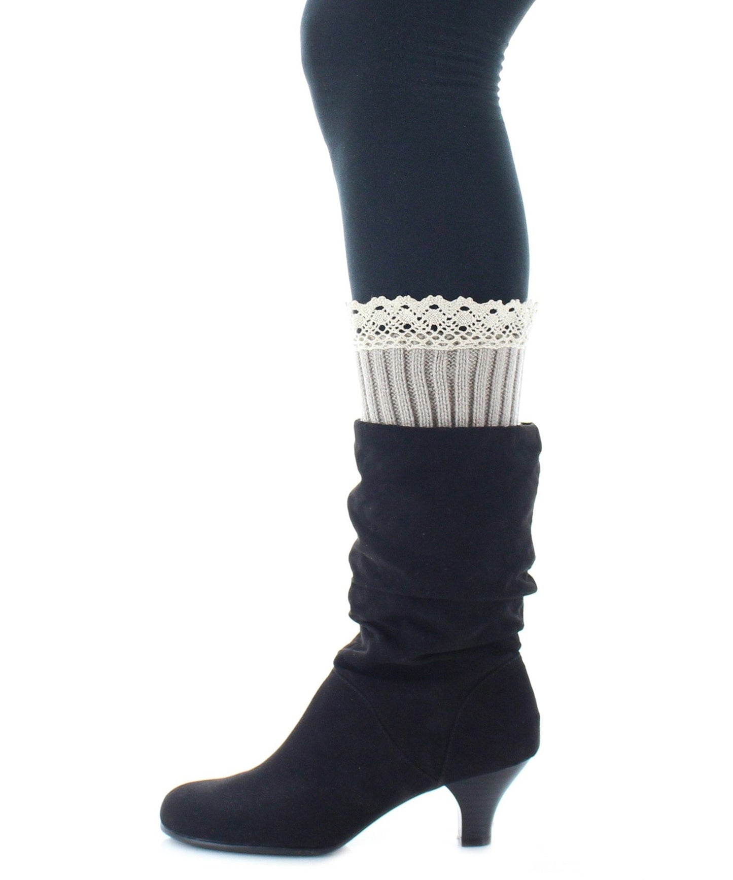 Storiadatta Crochet Trim Boot Toppers