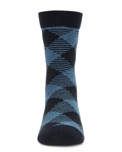 Argyle Boys' Cotton Blend Crew Sock