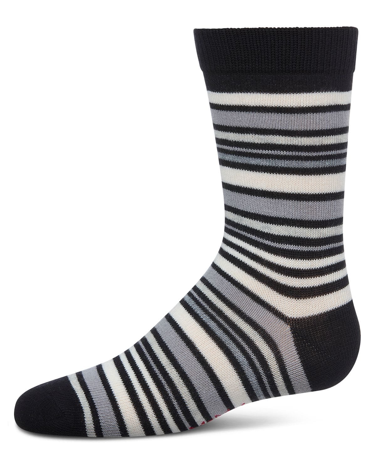 Memoi Boys Multi Stripe Crew Socks