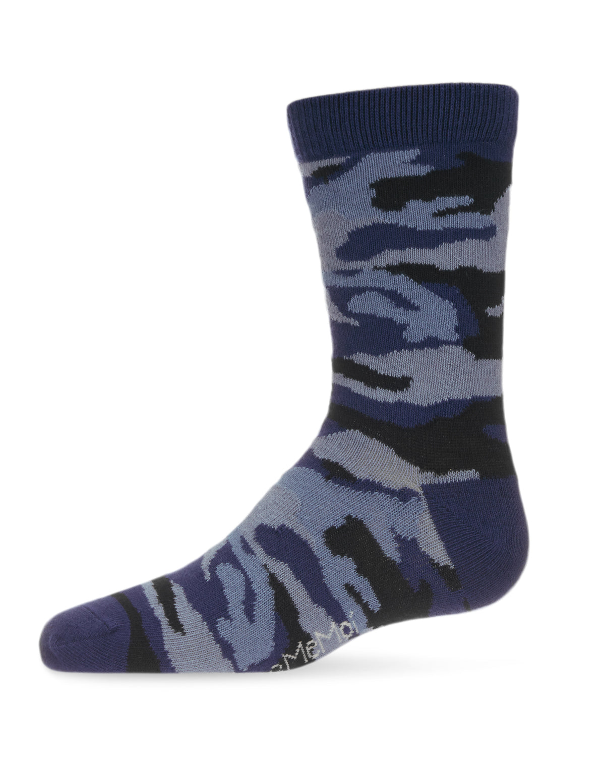 Camouflage Cotton Blend Boys Crew Sock