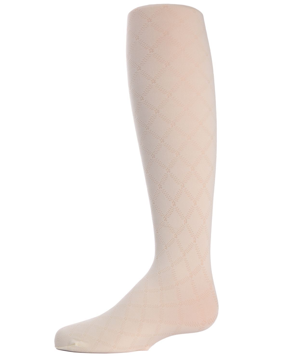 Memoi Flowers and Diamonds Girls Opaque Tights