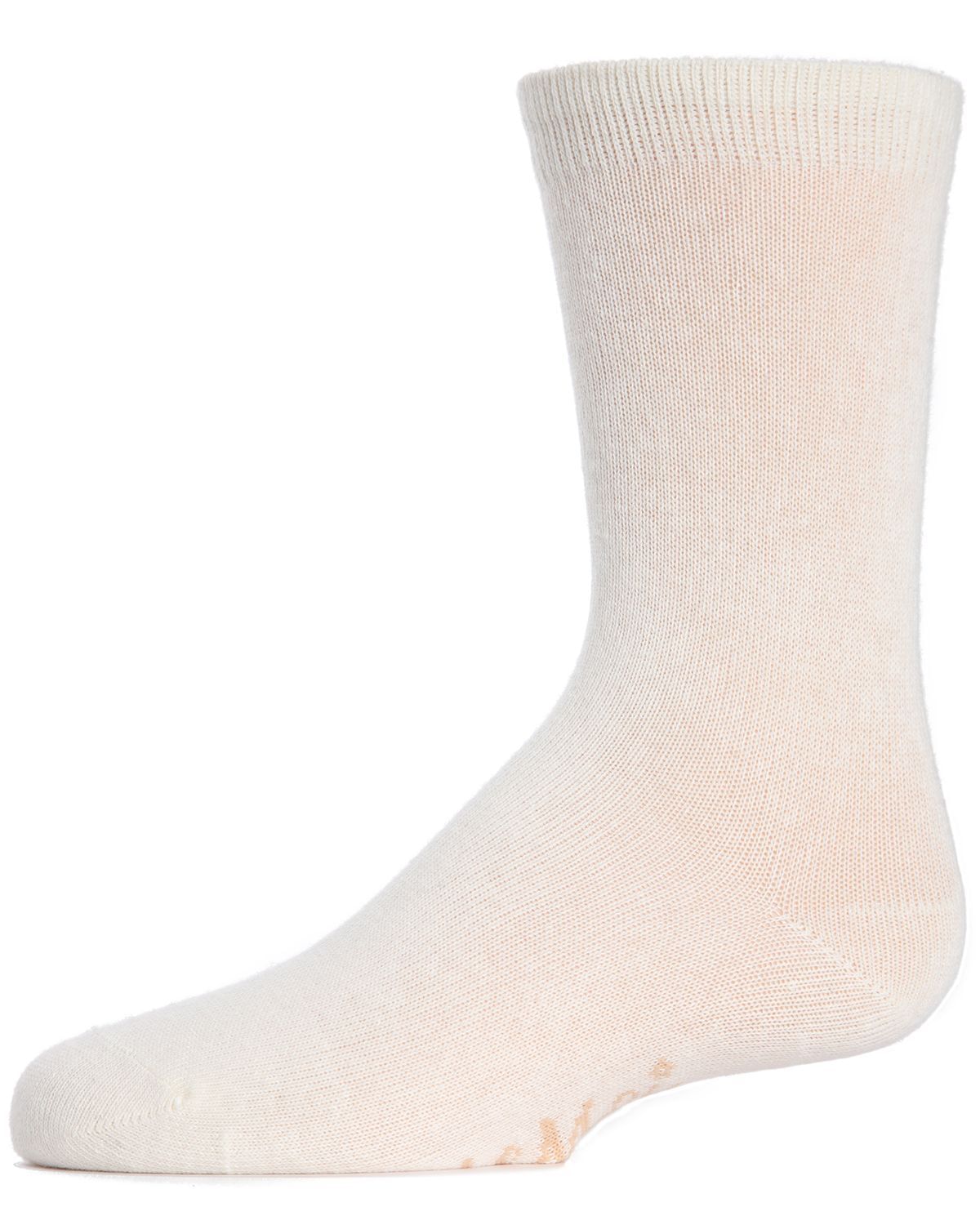 Memoi Kids Basic Cotton Blend Crew Socks - Mk-5104