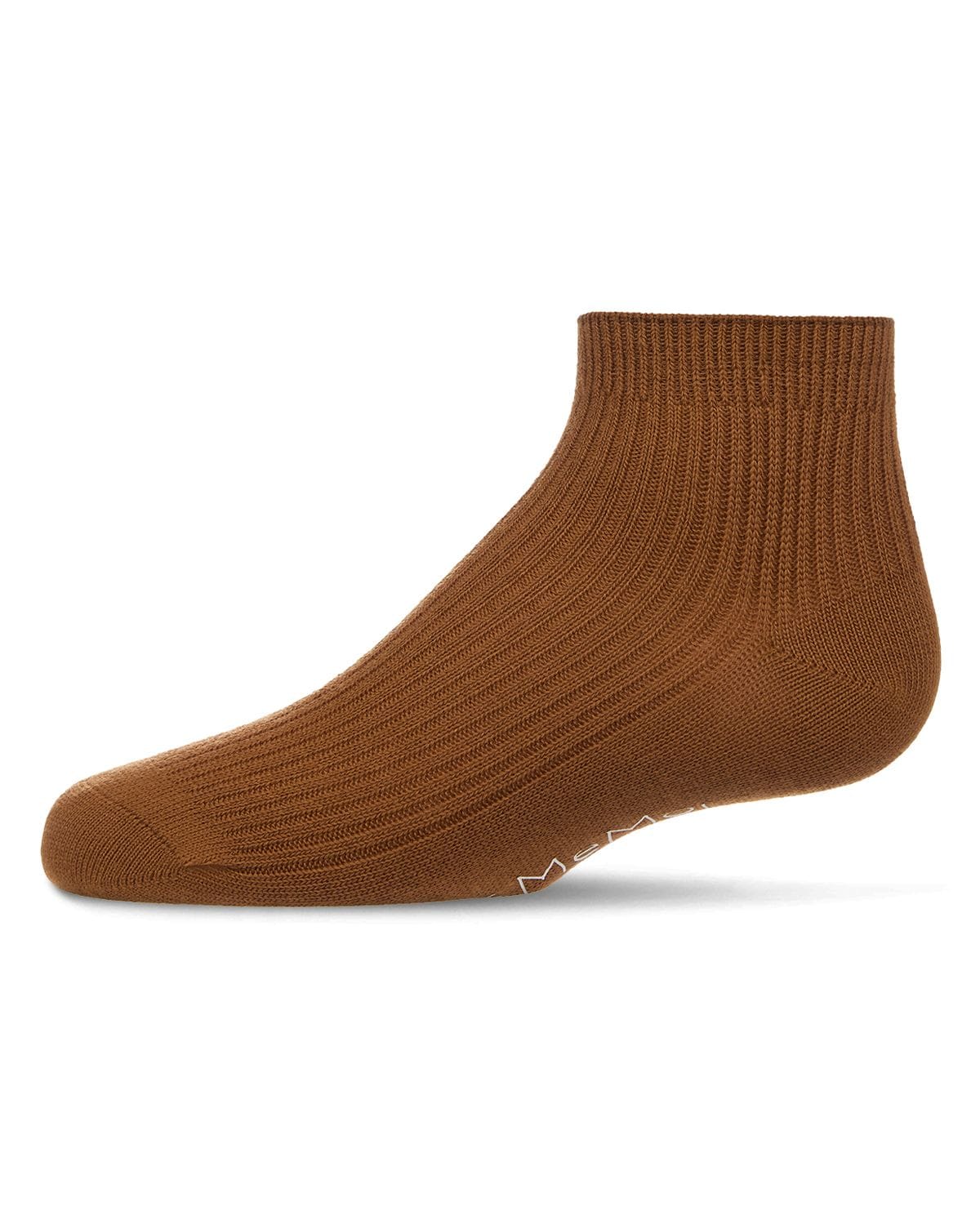 Memoi Thin Ribbed Cotton Kids Anklet Sock