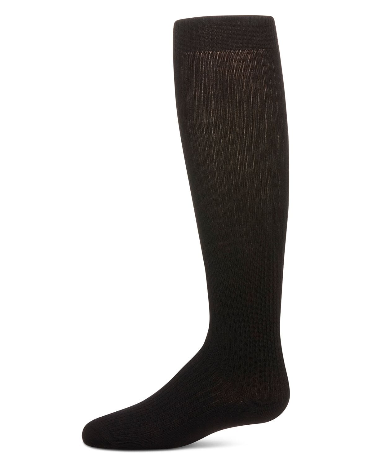 Memoi Thin Ribbed Girls Cotton Blend Knee High Sock - Mk-5256