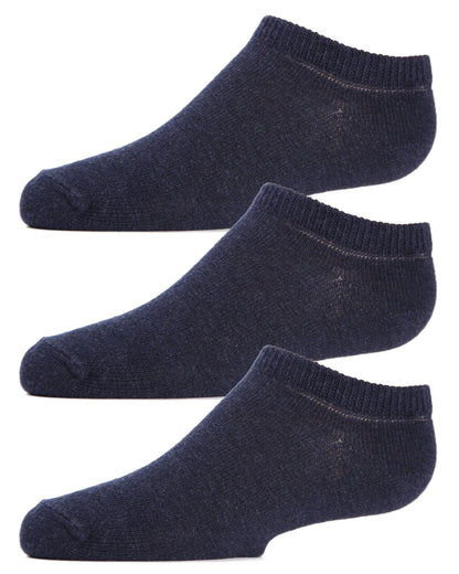 Kids Low Cut Cotton Blend Socks 3-Pack