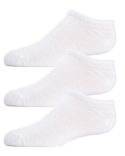 Kids Low Cut Cotton Blend Socks 3-Pack