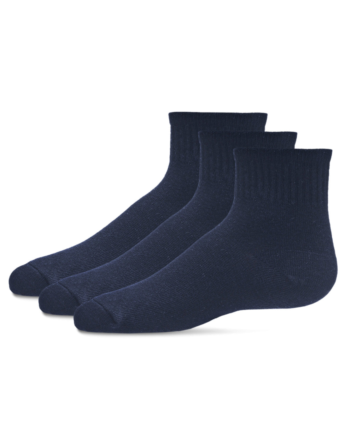 3-Pack Mid Cut Cotton Blend Kids Socks