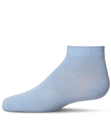 Memoi Kids Basic Soft Rayon from Bamboo Anklet Socks Bluejay - Mk-6066