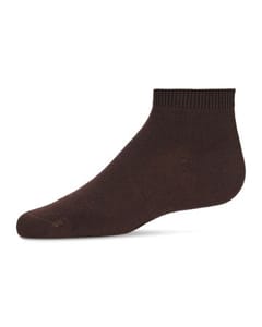 Memoi Kids Basic Soft Rayon from Bamboo Anklet Socks Fudge