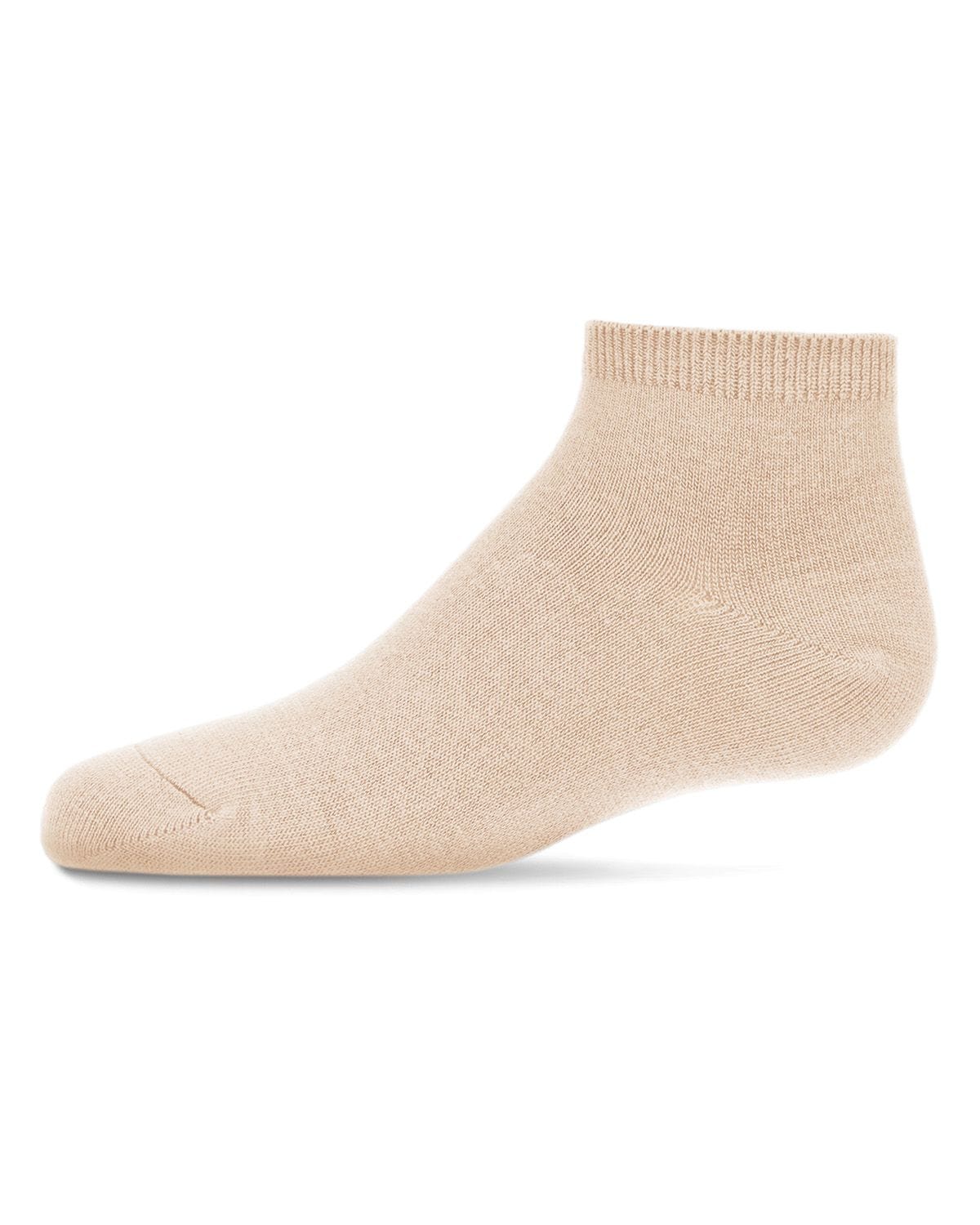 Memoi Kids Basic Soft Rayon from Bamboo Anklet Socks Oatmeal - Mk-6066