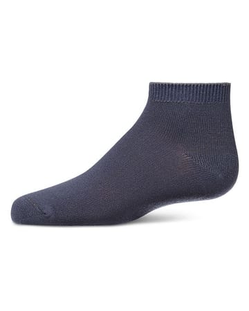 Memoi Kids Basic Soft Rayon from Bamboo Anklet Socks Slate Blue - Mk-6066