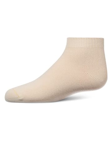 Memoi Kids Basic Soft Rayon from Bamboo Anklet Socks Soft Linen - Mk-6066