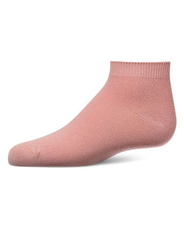 Memoi Kids Basic Soft Rayon from Bamboo Anklet Socks Vintage Rose - Mk-6066