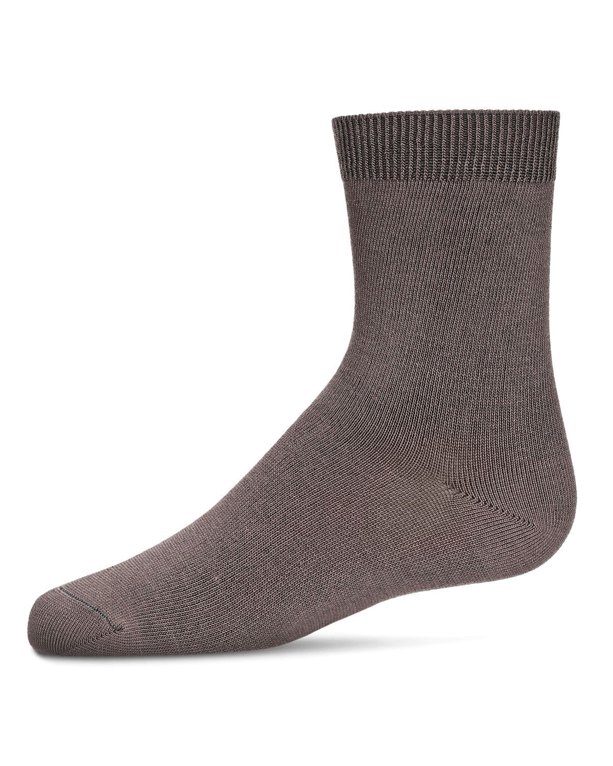 Basic Soft Bamboo-Blend Kids Unisex Crew Sock