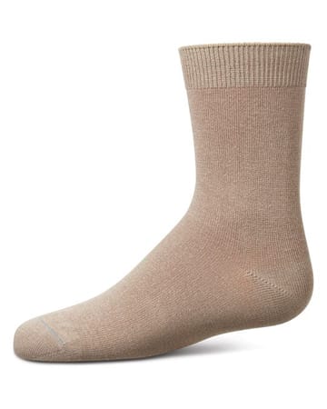 Memoi Toddlers and Kids Basic Soft Rayon from Bamboo Crew Socks Desert - Mk-6166
