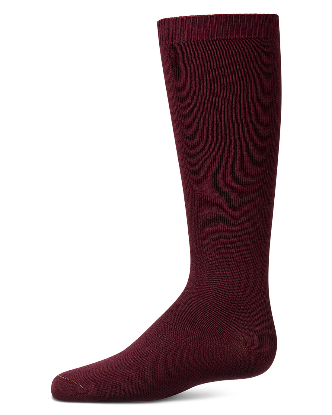 Memoi Kids Basic Soft Rayon from Bamboo Knee High Socks Burgundy - Mk-6266